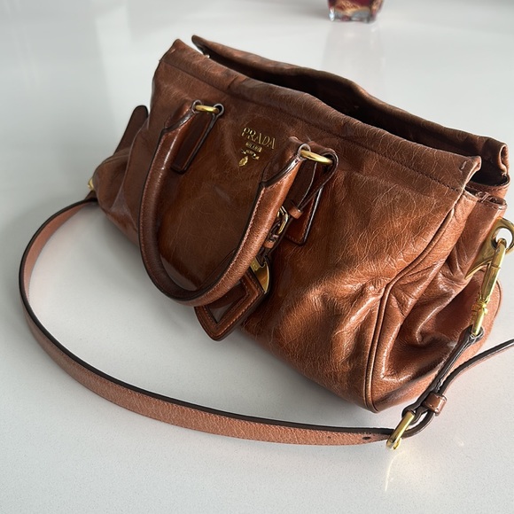 Prada Vitello Shine Satchel Bag - Picture 7 of 12